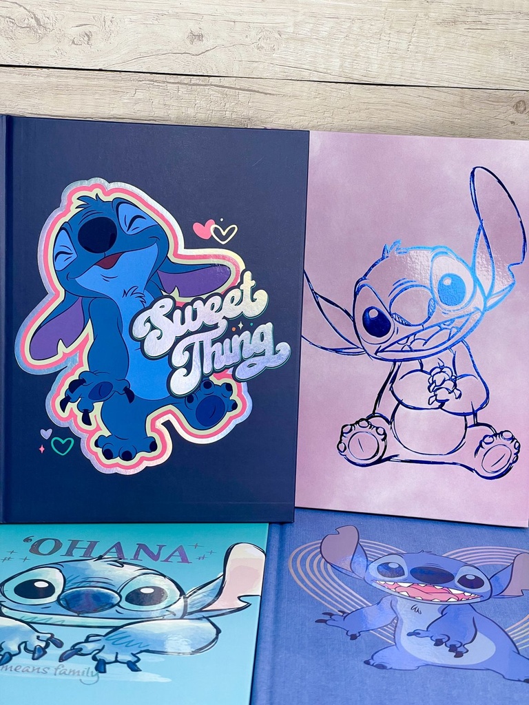 Cuaderno stitch x48 hojas rayadas t/d