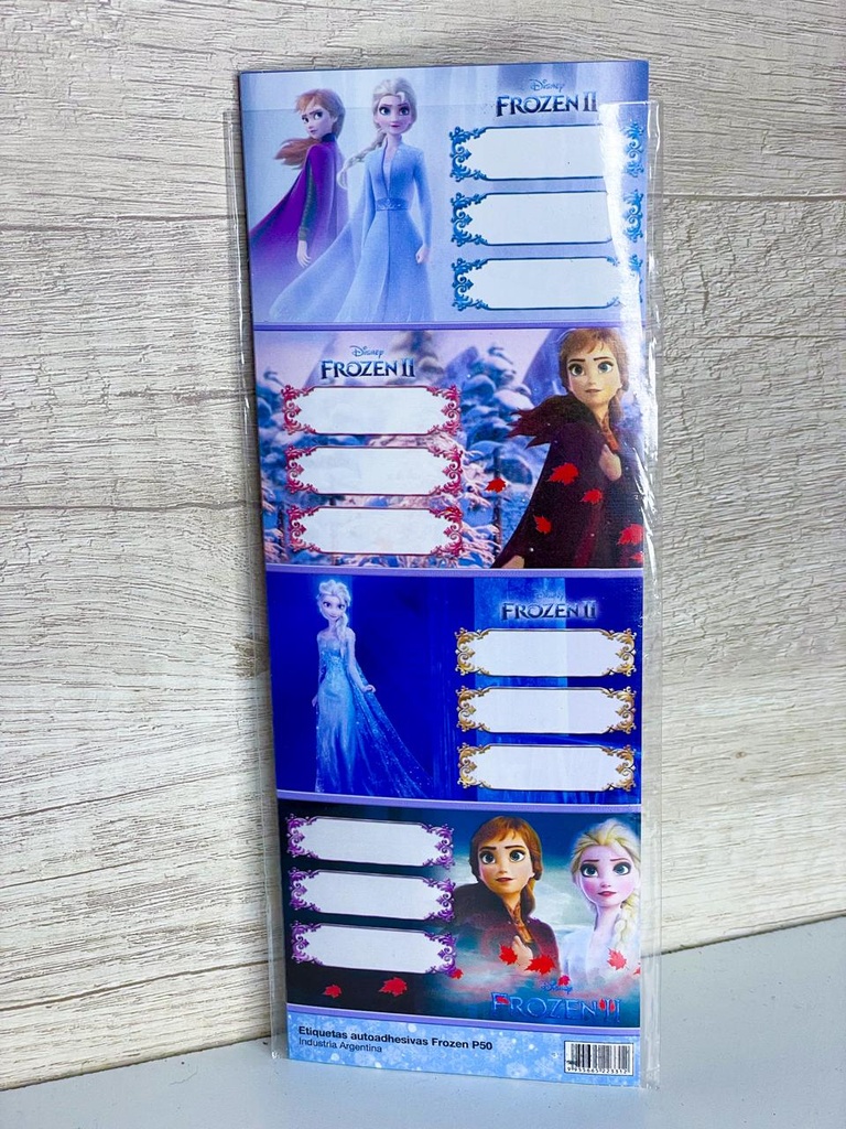 Etiquetas autoadhesivas x8 frozen