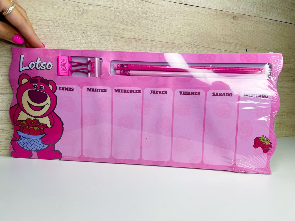 Planner semanal lotso