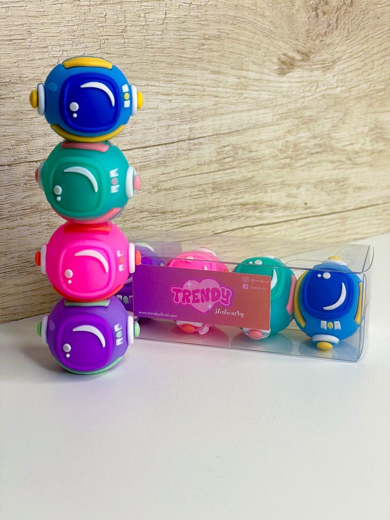 Resaltador astronauta x4