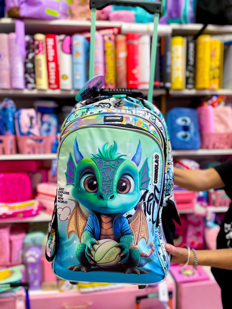 Mochila chimola 18" dragon