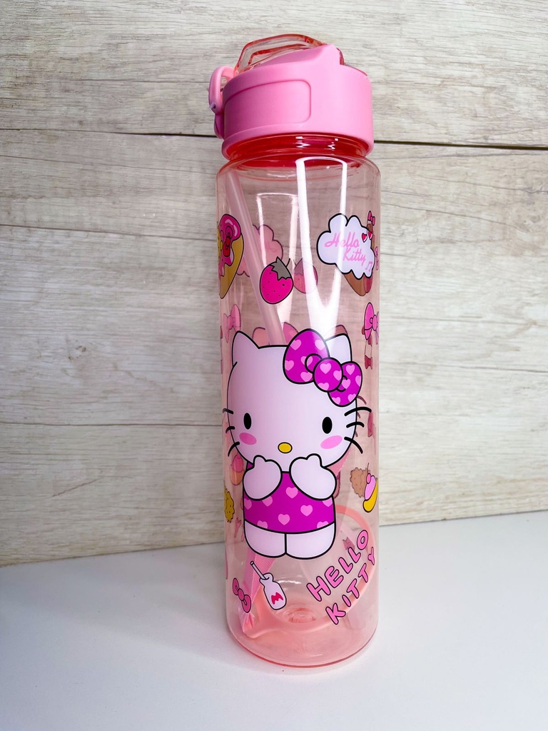 Botella sanrio c/bombilla