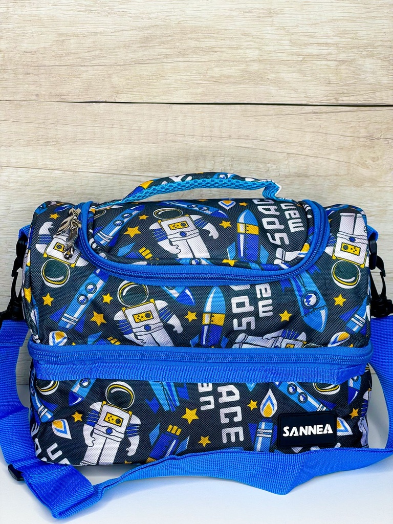 Lunchera astronauta dos niveles