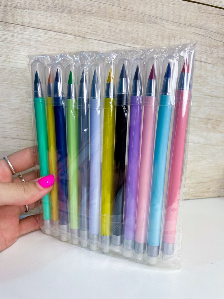 Lapices infinito c/goma x12