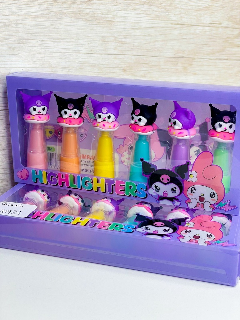 Resaltador kuromi x6