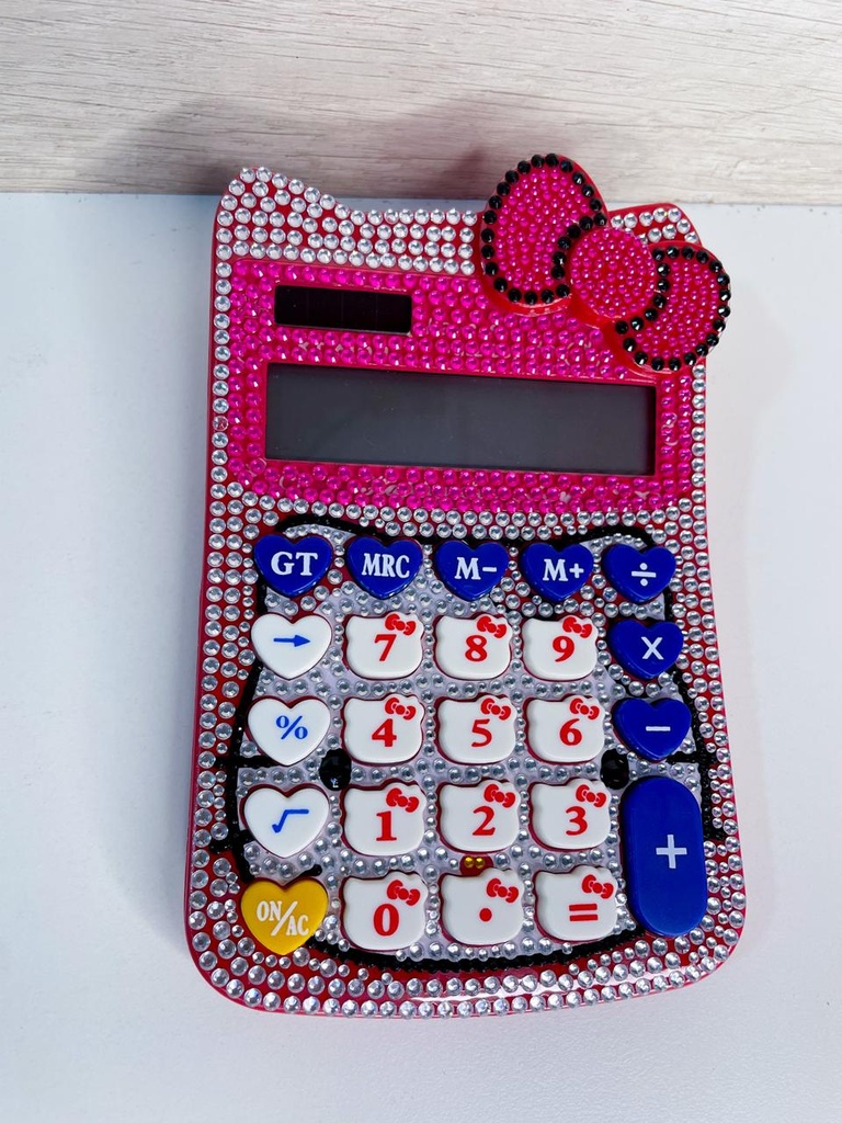 Calculadora kitty con strass
