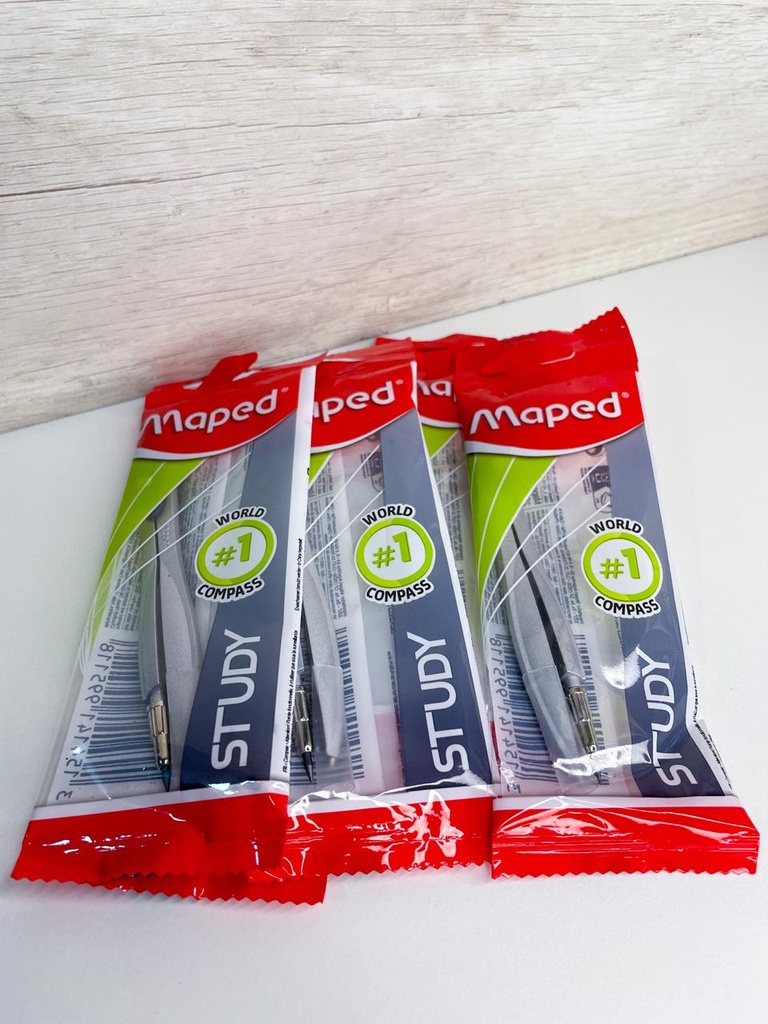 Compas maped plateado