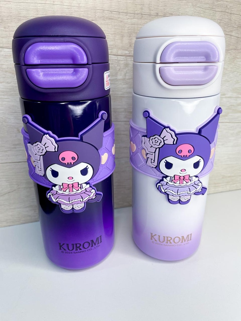 Botella termica kuromi doble pico 530ml