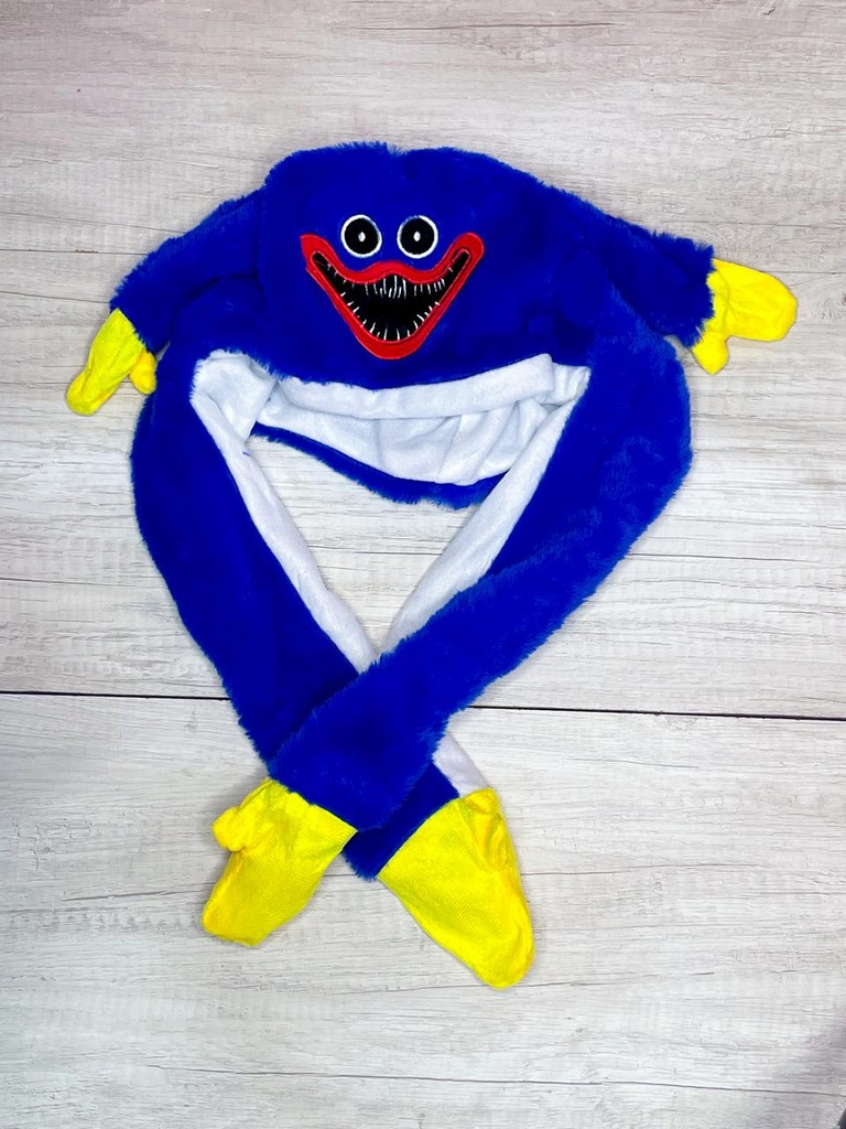 Gorro levanta oreja huggy wuggy azul