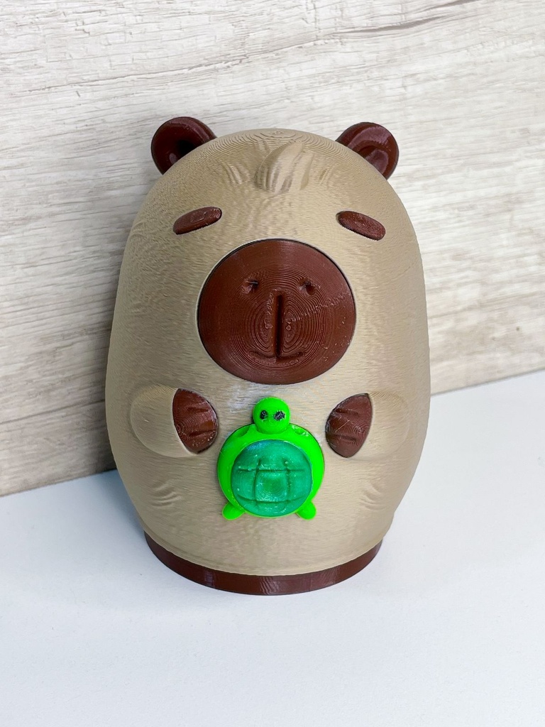 Alcancia capybara 3D