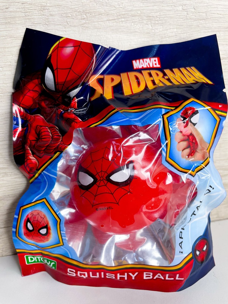 Squishy ball spiderman ditoys