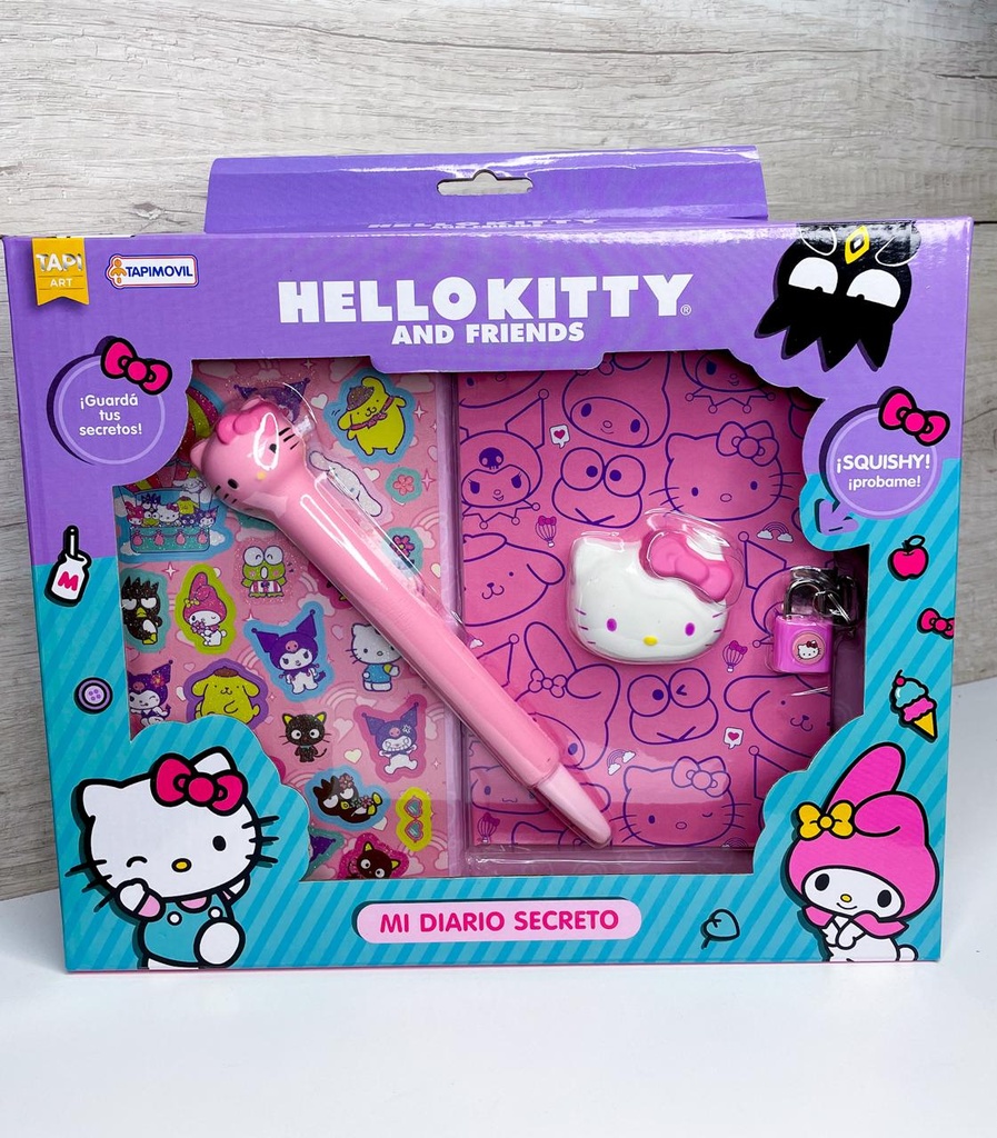 Set kitty diario secreto