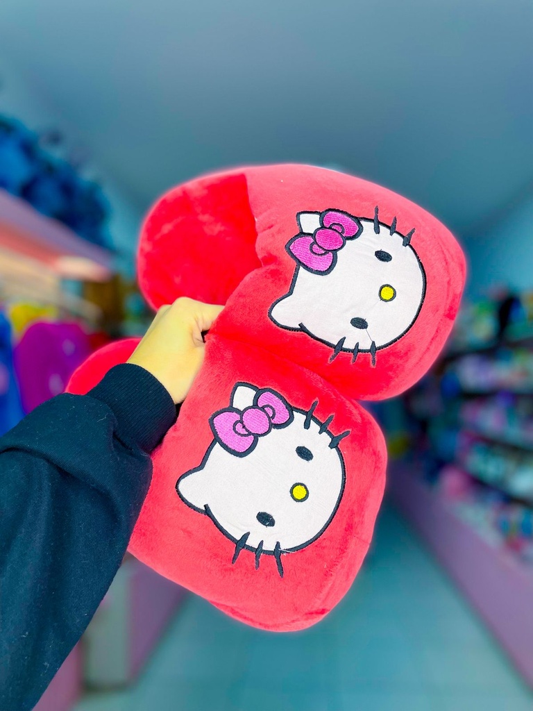 Pantufla / pantuflon kitty rosa