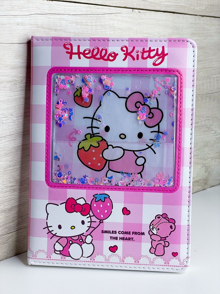 Cuaderno kitty cuadriculado