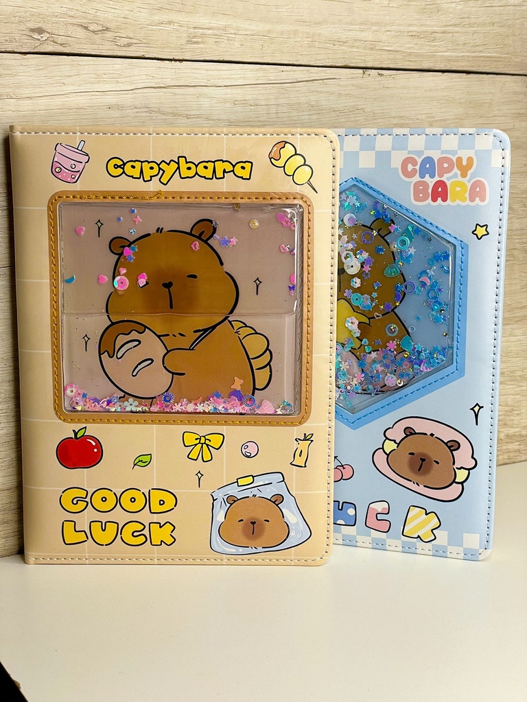 Cuaderno capybara cuadriculado