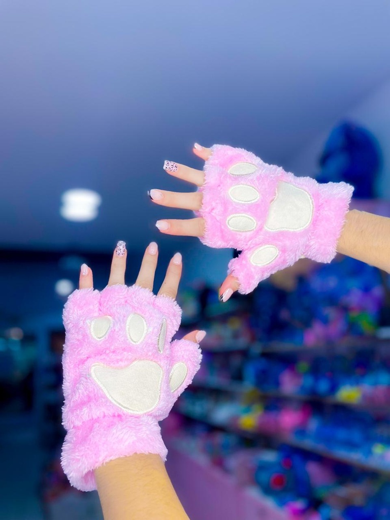 Guantes gatito peluche