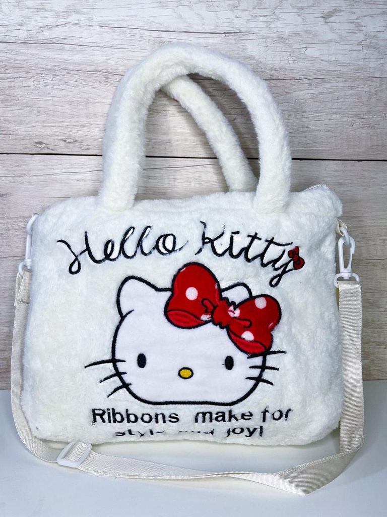 Cartera de peluche kitty