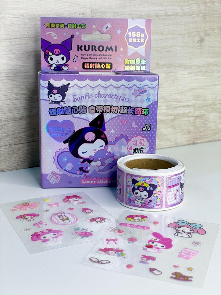 Caja cinta + stickers sanrio