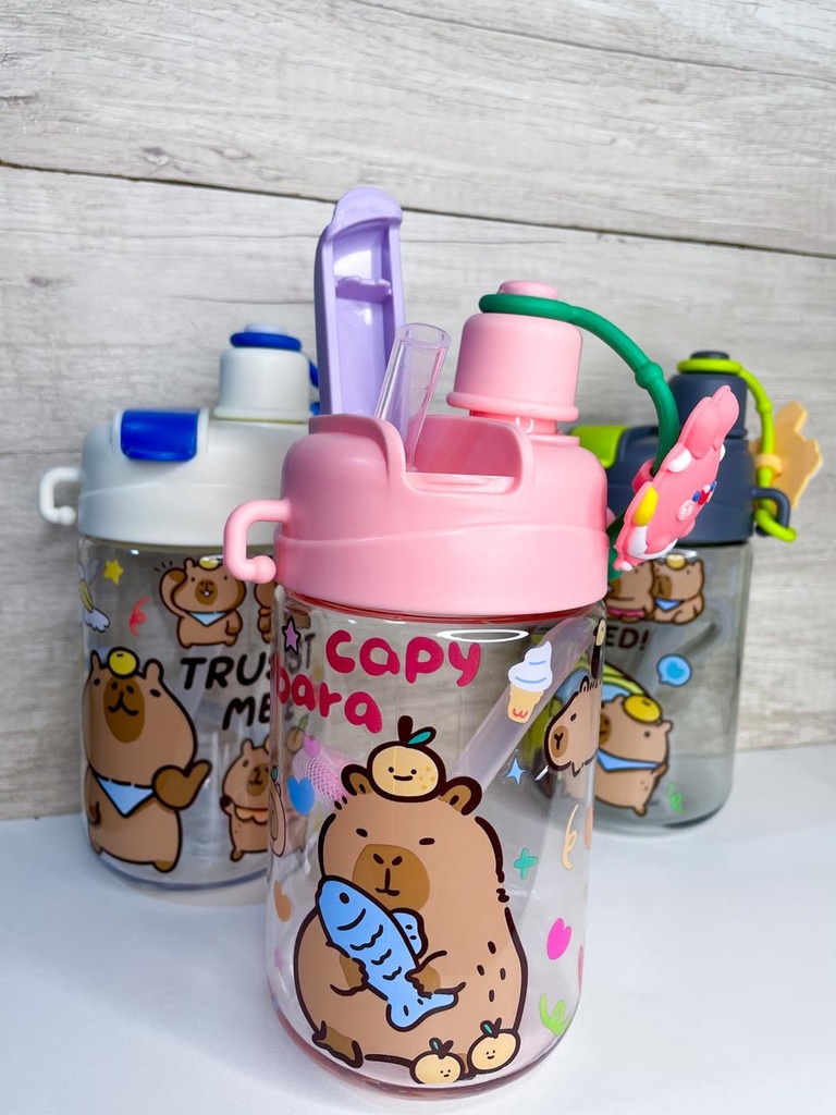 Botella doble pico capybara