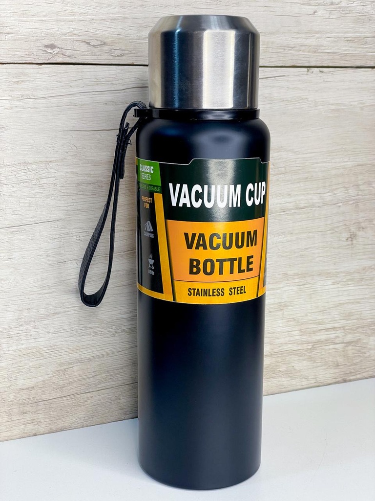 Botella termica + vaso frio / calor vacum