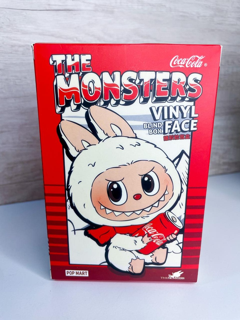 Peluche labubu the monsters coca cola