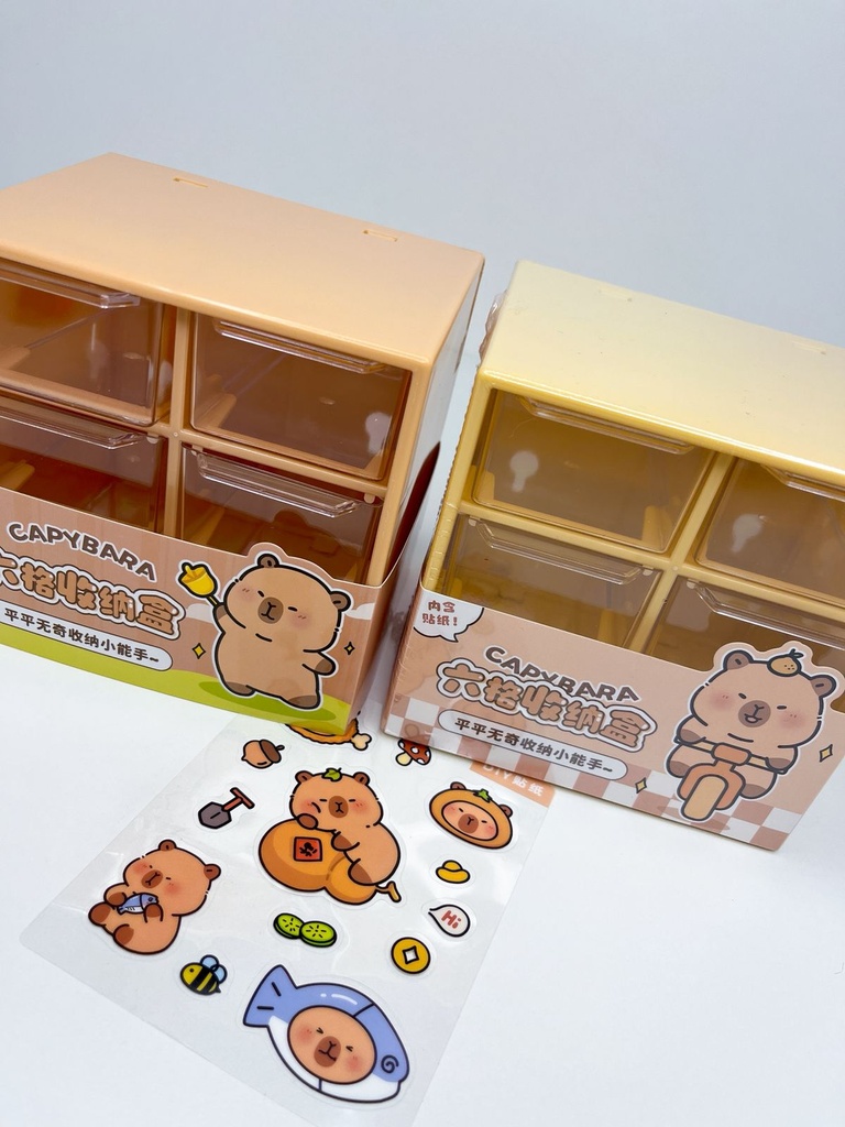 Organizador capybara x6 divisiones