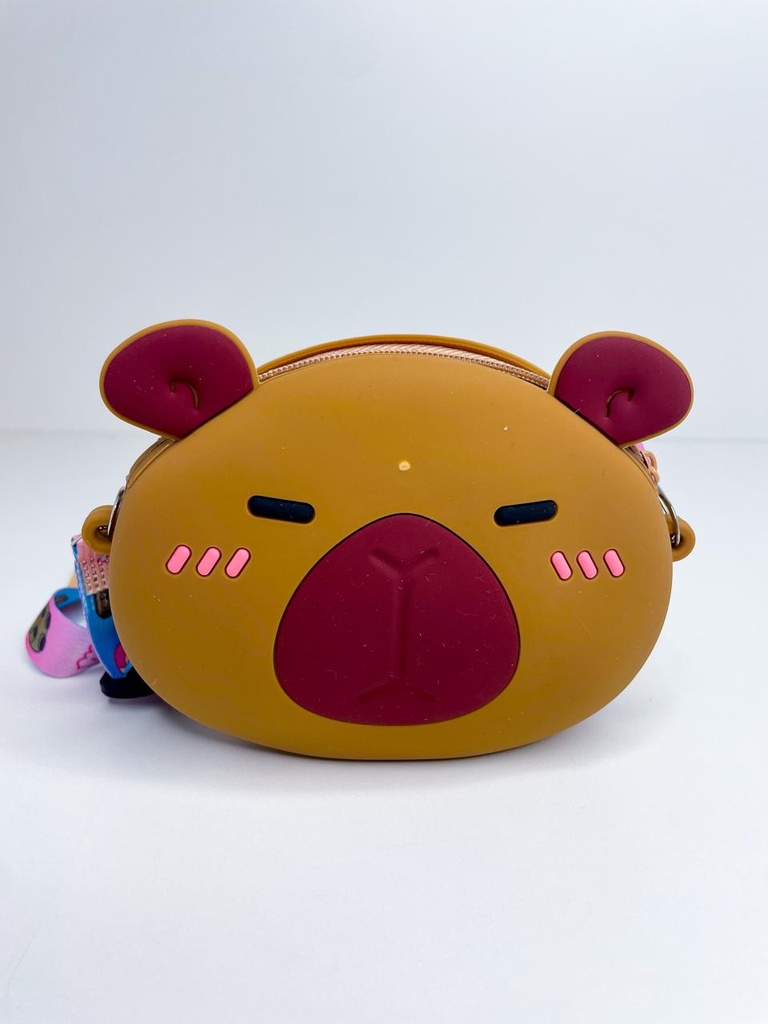 Cartera silicona capybara