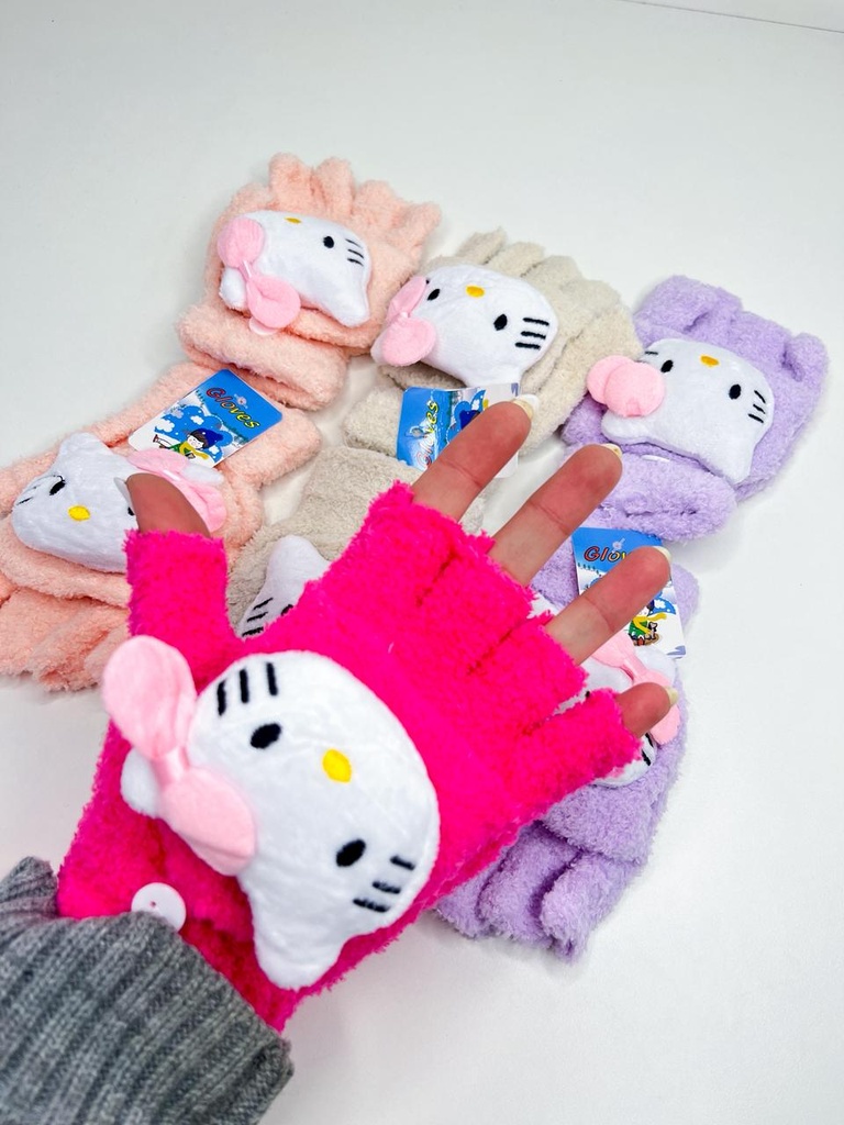 Guantes kitty sin dedos