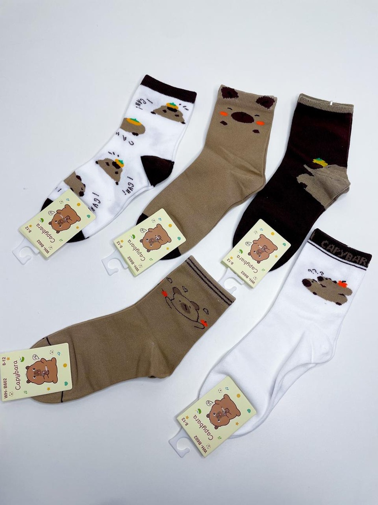 Medias media caña capybara