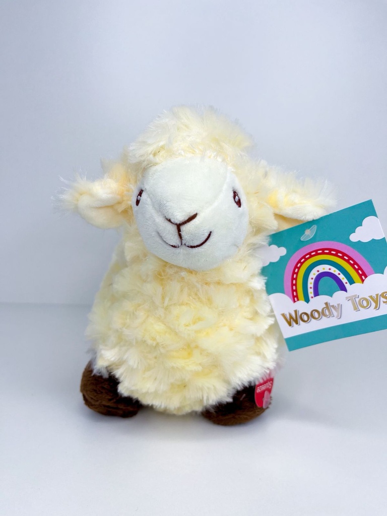 Peluche oveja c/sonido 17cm