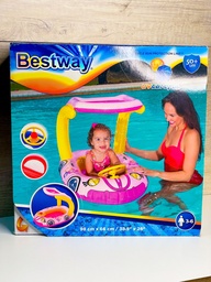 Flotador infantil con techo y volante