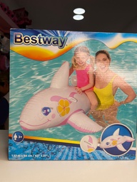 Flotador inflable infantil con forma de delfín