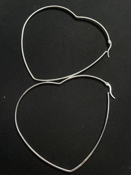 Aro gigantes 10cm con forma de corazon