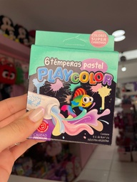 Tempera pastel x6 playcolor