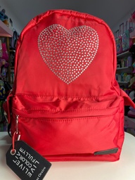 Mochila espalda las oreiro corazon con strass