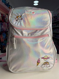 Mochila espalda holografica unicornio 16,5"