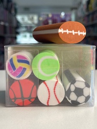 Goma larga pelotas x6