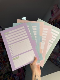 Separadores pastel x6 A4 fw