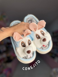 Pantufla importada conejo