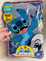 Super colorea libro para pintar + stickers