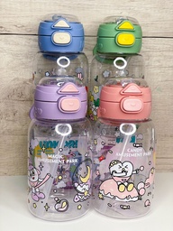 Botella nice c/pico y bombilla 650ml