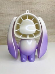 Mini ventilador portátil con forma de conejito