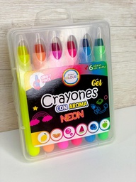 Crayones fluor con aroma