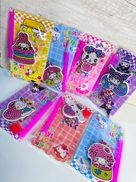 Strass mini sticker con relieve sanrio