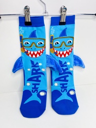 Medias tiburon caña alta