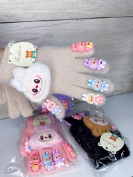 Guantes labubu