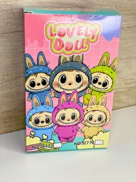 Caja labubu lovely doll macarons