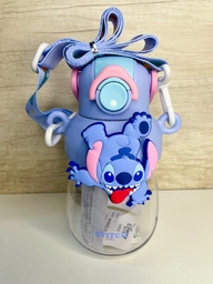 Botella stitch c/ bombilla y correa