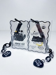 porta sube c/ correa cable gato negro