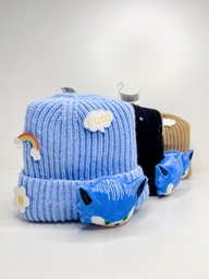 Gorro con aplique sonic